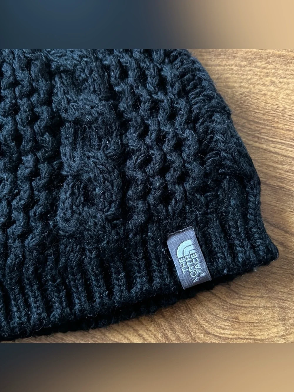THE NORTH FACE BLACK CABLE MINNA BEANIE KNIT HAT UNISEX